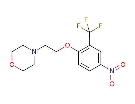 Molecular Structure of 850797-92-1 (Morpholine, 4-[2-[4-nitro-2-(trifluoromethyl)phenoxy]ethyl]-)