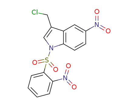 3-(chloromethyl)-1-nosyl-5-nitrolindole