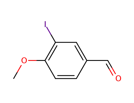 Molecular Structure of 2314-37-6 (3-IODO-4-METHOXY-BENZALDEHYDE)