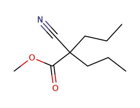 methyl 2-cyano-2-propyl-pentanoate