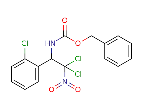 benzyl [2,2-dichloro-1-(2-chlorophenyl)-2-nitroethyl]carbamate