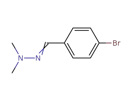Molecular Structure of 32787-75-0 (Benzaldehyde, 4-bromo-, dimethylhydrazone)
