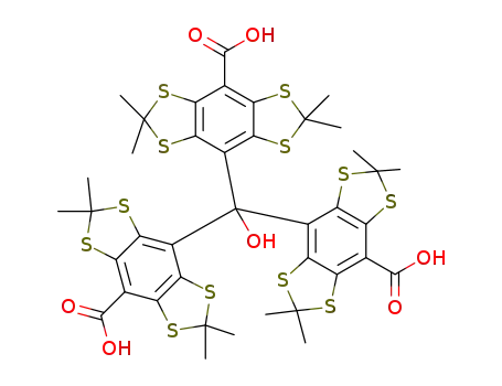 8,8′,8″-(hydroxymethanetriyl)tris[2,2,6,6-tetramethylbenzo[1,2-d:4,5-d′]bis([1,3]dithiole)-4-carboxylic acid]