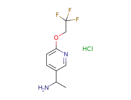(-)-1-(6-(2,2,2-trifluoroethoxy)pyridin-3-yl)ethanamine hydrochloride