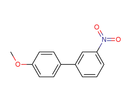 Molecular Structure of 53059-31-7 (1,1'-BIPHENYL, 4'-METHOXY-3-NITRO-)