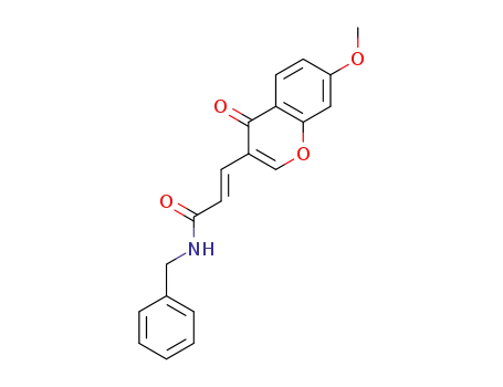 (E)-N-benzyl-3-(7-methoxy-4-oxo-4H-chromen-3-yl)acrylamide