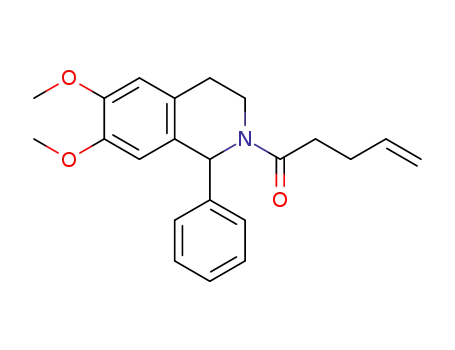 1-(6,7-dimethoxy-1-phenyl-3,4-dihydroisoquinolin-2(1H)-yl)pent-4-en-1-one