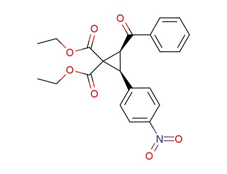 diethyl cis-2-benzoyl-3-(4-nitrophenyl)cyclopropane-1,1-dicarboxylate