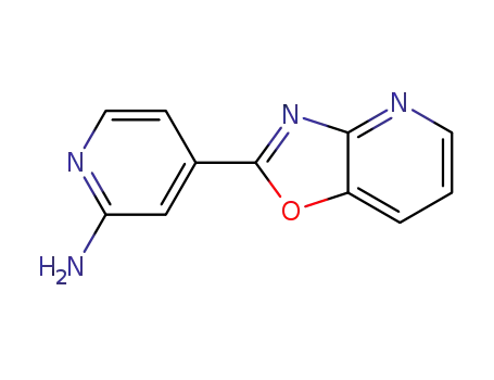 Molecular Structure of 925438-78-4 (2-Pyridinamine, 4-oxazolo[4,5-b]pyridin-2-yl-)