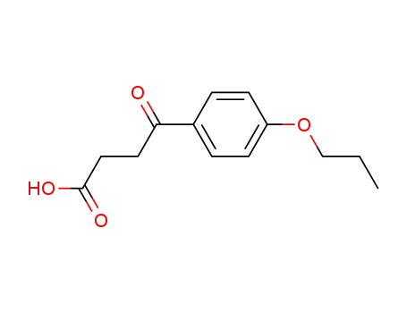 Molecular Structure of 39496-82-7 (4-OXO-4-(4-PROPOXYPHENYL)BUTANOIC ACID)
