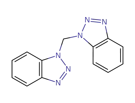 Molecular Structure of 88064-00-0 (1H-Benzotriazole,1,1'-methylenebis-)