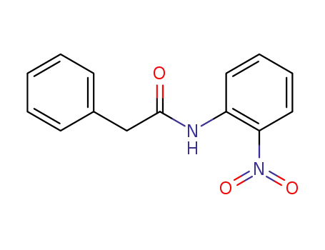 Molecular Structure of 1504-26-3 (Benzeneacetamide, N-(2-nitrophenyl)-)