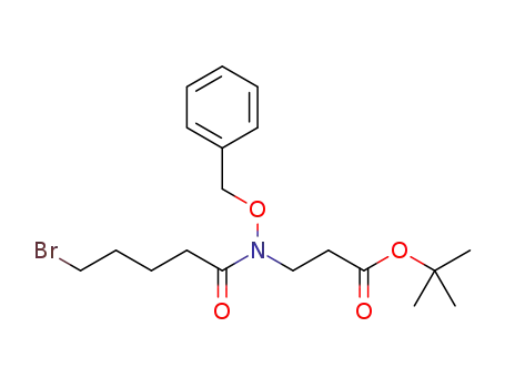 3-[(benzyloxy)(5-bromopentanoyl)amino]propanoic acid tert-butyl ester