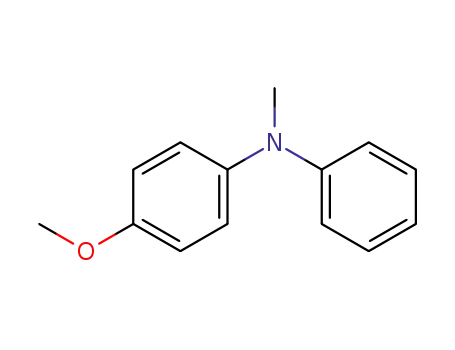 Molecular Structure of 55251-46-2 ((4-METHOXY-PHENYL)-METHYL-PHENYL-AMINE)