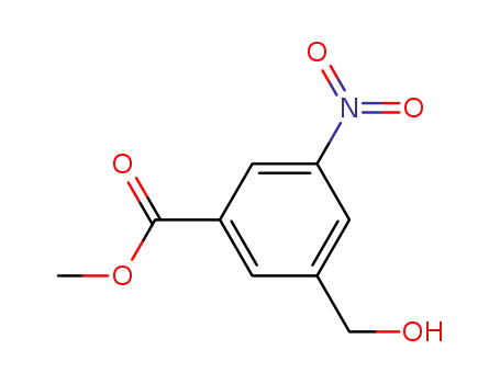 Molecular Structure of 53732-08-4 (METHYL 3-(HYDROXYMETHYL)-5-NITROBENZOATE)