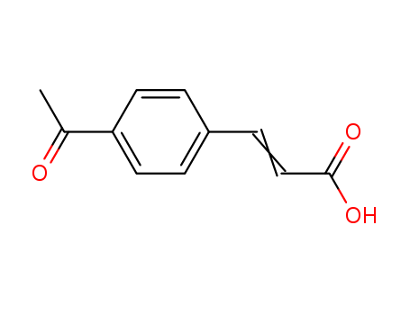 2-PROPENOIC ACID, 3-(4-ACETYLPHENYL)-