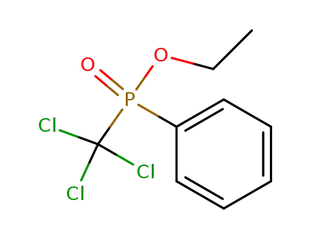 Molecular Structure of 54944-19-3 (Phosphinic acid, phenyl(trichloromethyl)-, ethyl ester)