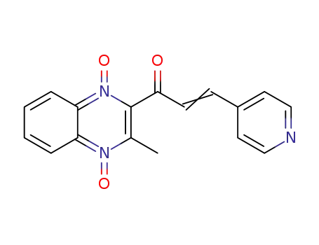 2-methyl-3-(3-(pyridin-4-yl)acryloyl)quinoxaline-1,4-dioxide