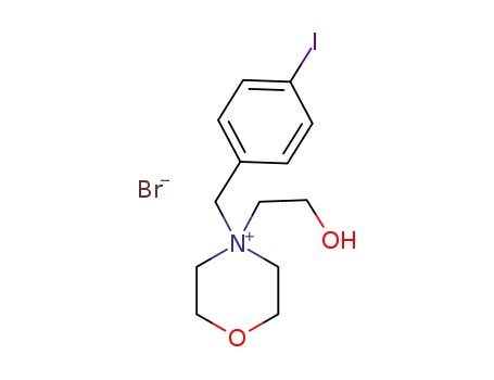 4-(2-hydroxyethyl)-4-(4-iodobenzyl)morpholin-4-ium bromide
