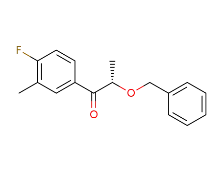 (S)-2-(benzyloxy)-1-(4-fluoro-3-methylphenyl)propan-1-one