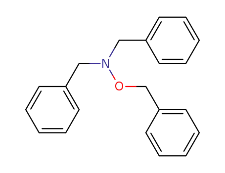 Molecular Structure of 112408-47-6 (Benzenemethanamine, N-(phenylmethoxy)-N-(phenylmethyl)-)