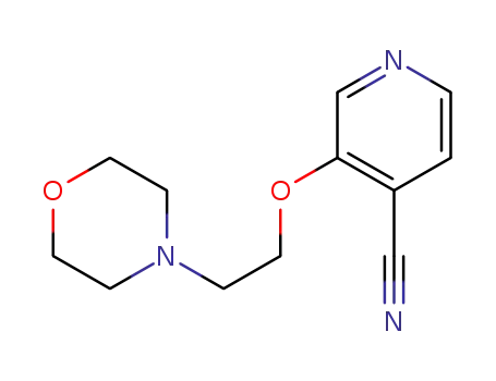 3-[2-(morpholin-4-yl)ethoxy]pyridine-4-carbonitrile