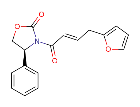 (S,E)-3-(4-(furan-2-yl)but-2-enoyl)-4-phenyloxazolidin-2-one
