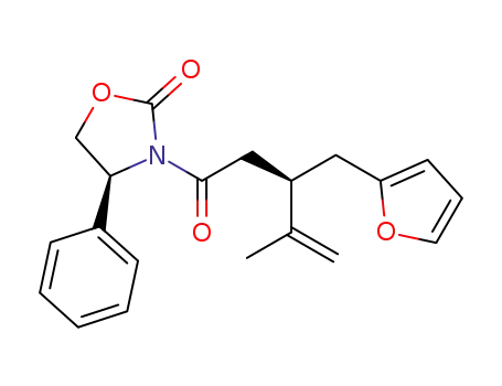 (S)-3-((R)-3-(furan-2-ylmethyl)-4-methylpent-4-enoyl)-4-phenyloxazolidin-2-one
