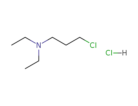 Molecular Structure of 4535-85-7 (3-DIETHYLAMINOPROPYL CHLORIDE HYDROCHLORIDE)