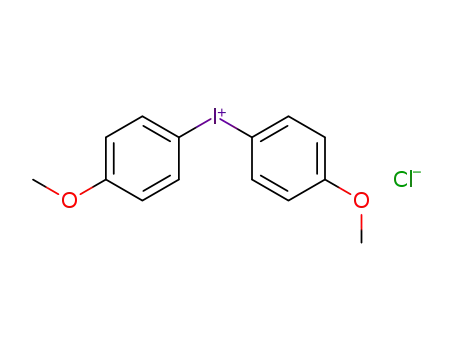 Molecular Structure of 50619-99-3 (Iodonium, bis(4-methoxyphenyl)-, chloride)