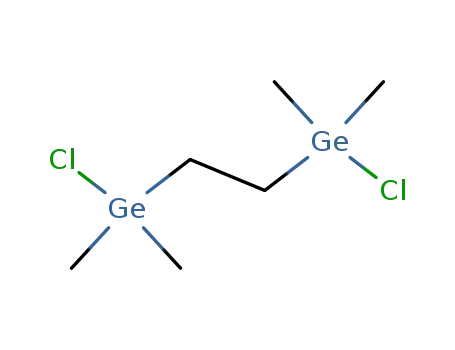 Molecular Structure of 63746-65-6 (Germane, 1,2-ethanediylbis[chlorodimethyl-)