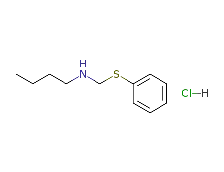 N-[(Phenylsulfanyl)methyl]butan-1-amine--hydrogen chloride (1/1)