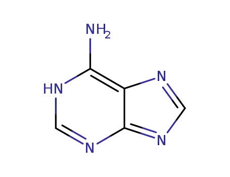 Molecular Structure of 73-24-5 (Adenine)
