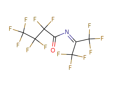 Molecular Structure of 59857-56-6 (Butanamide,
2,2,3,3,4,4,4-heptafluoro-N-[2,2,2-trifluoro-1-(trifluoromethyl)ethylidene]-)