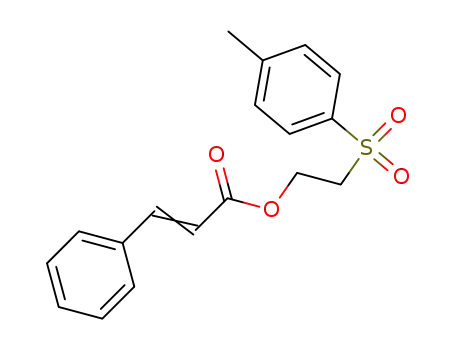 2-Propenoic acid, 3-phenyl-, 2-[(4-methylphenyl)sulfonyl]ethyl ester