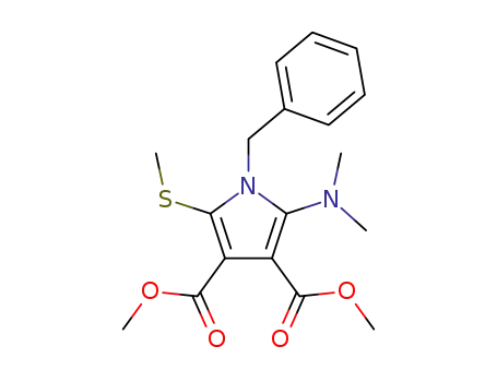 1-Benzyl-5-(dimethylamino)-2-(methylthio)-3,4-bis(methoxycarbonyl)pyrrole