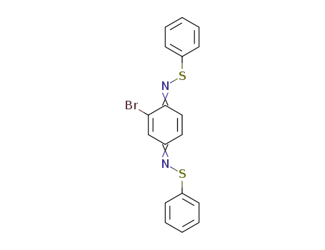 2-bromo-N,N'-bisphenylthiobenzoquinone diimide