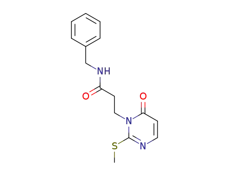 3-(N-benzylcarbamoylethyl)-2-methylthiopyrimidin-4(3H)-one