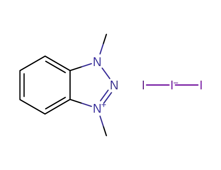 1,3-dimethylbenzotriazolium triiodide