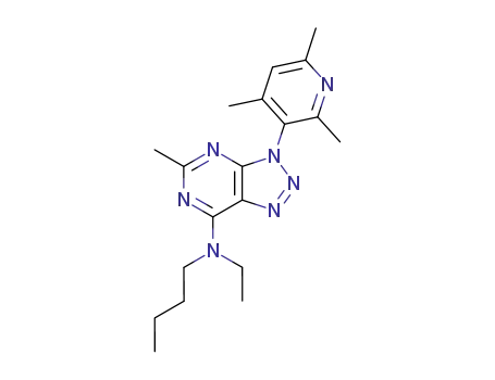 butyl-ethyl-[5-methyl-3-(2,4,6-trimethyl-pyridin-3-yl)-3H-[1,2,3]triazolo[4,5-d]pyrimidin-7-yl]-amine