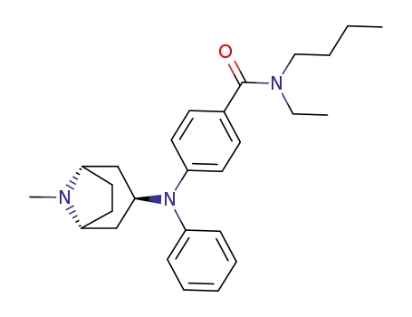 N-butyl-N-ethyl-4-[(8-methyl-8-aza-bicyclo[3.2.1]oct-3-yl)-phenyl-amino]-benzamide