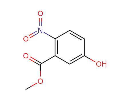 Molecular Structure of 59216-77-2 (METHYL 5-HYDROXY-2-NITROBENZOATE)