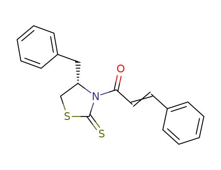 (E)-1-((S)-4-Benzyl-2-thioxo-thiazolidin-3-yl)-3-phenyl-propenone