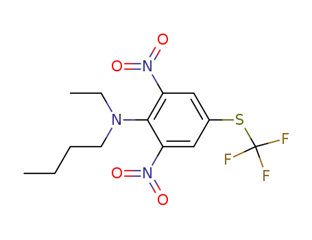 2,6-dinitro-4-trifluoromethylthio-N-ethyl-N-butylaniline