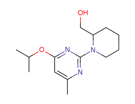 2-Piperidinemethanol, 1-[4-methyl-6-(1-methylethoxy)-2-pyrimidinyl]-