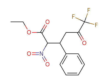 ethyl 6,6,6-trifluoro-2-nitro-5-oxo-3-phenylhexanoate