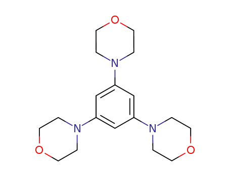Molecular Structure of 16857-97-9 (Morpholine, 4,4',4''-(1,3,5-benzenetriyl)tris-)