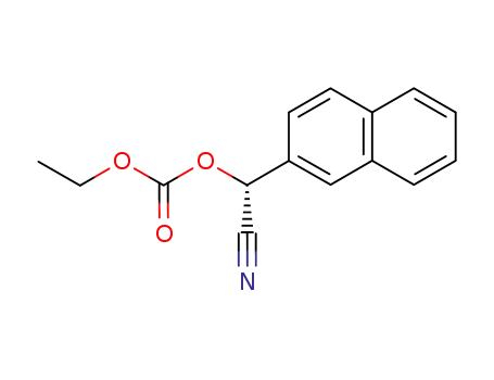 2-ethoxycarbonyl (R)-2-hydroxy-2-(2-naphthyl)-acetonitrile