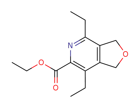4,7-diethyl-1,3-dihydro-furo[3,4-c]pyridine-6-carboxylic acid ethyl ester