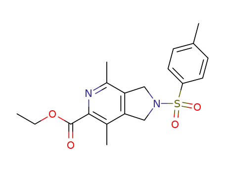 ethyl 4,7-dimethyl-2-p-tosyl-2,3-dihydro-1H-pyrrolo[3,4-c]pyridine-6-carboxylate